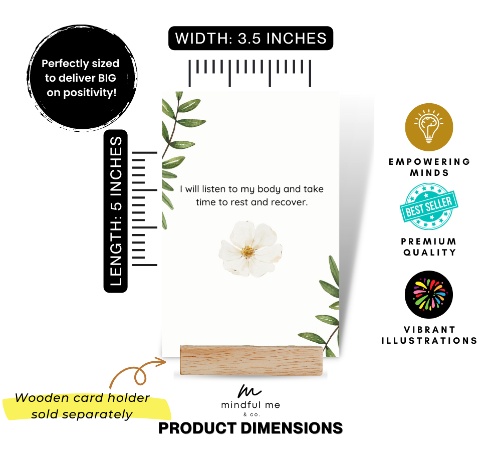 New Mom Affirmation Card Size