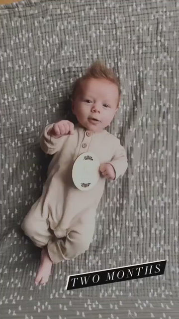Organic baby clothes. Lucy Lue Organics. Organic baby romper, baby boy romper, baby girl romper, long sleeve baby romper, newborn onesie, baby one-piece, modern baby clothes, gender neutral baby clothes, earth tone baby clothes