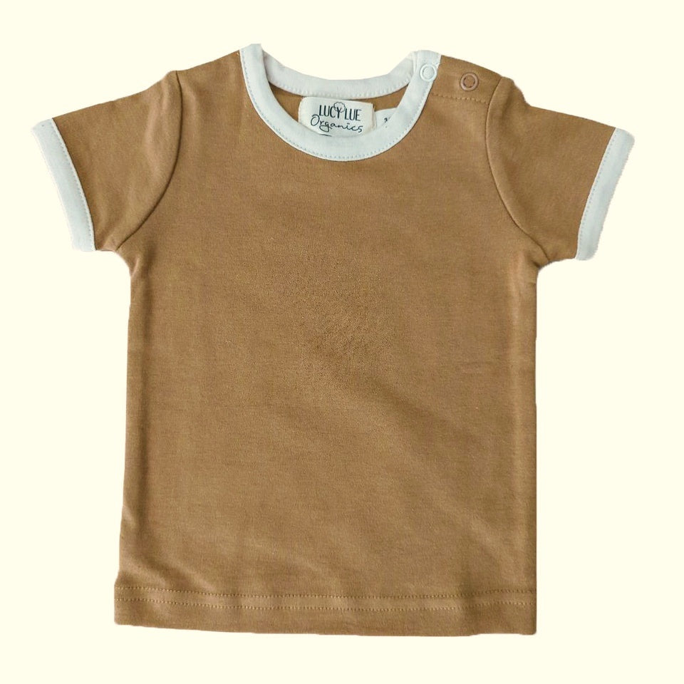 organic short sleeve baby top