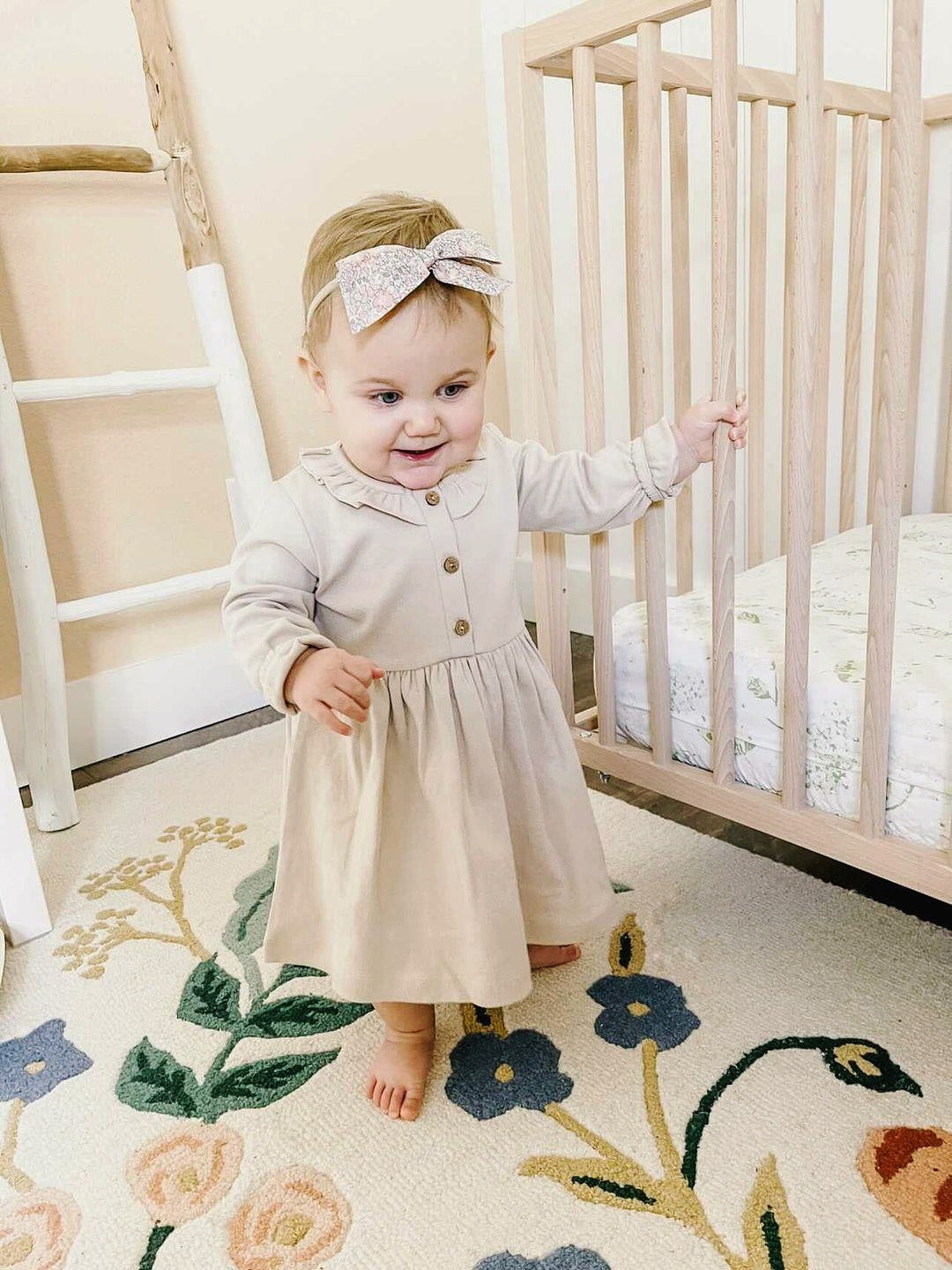 organic long sleeve ruffle dress – LUCY LUE ORGANICS