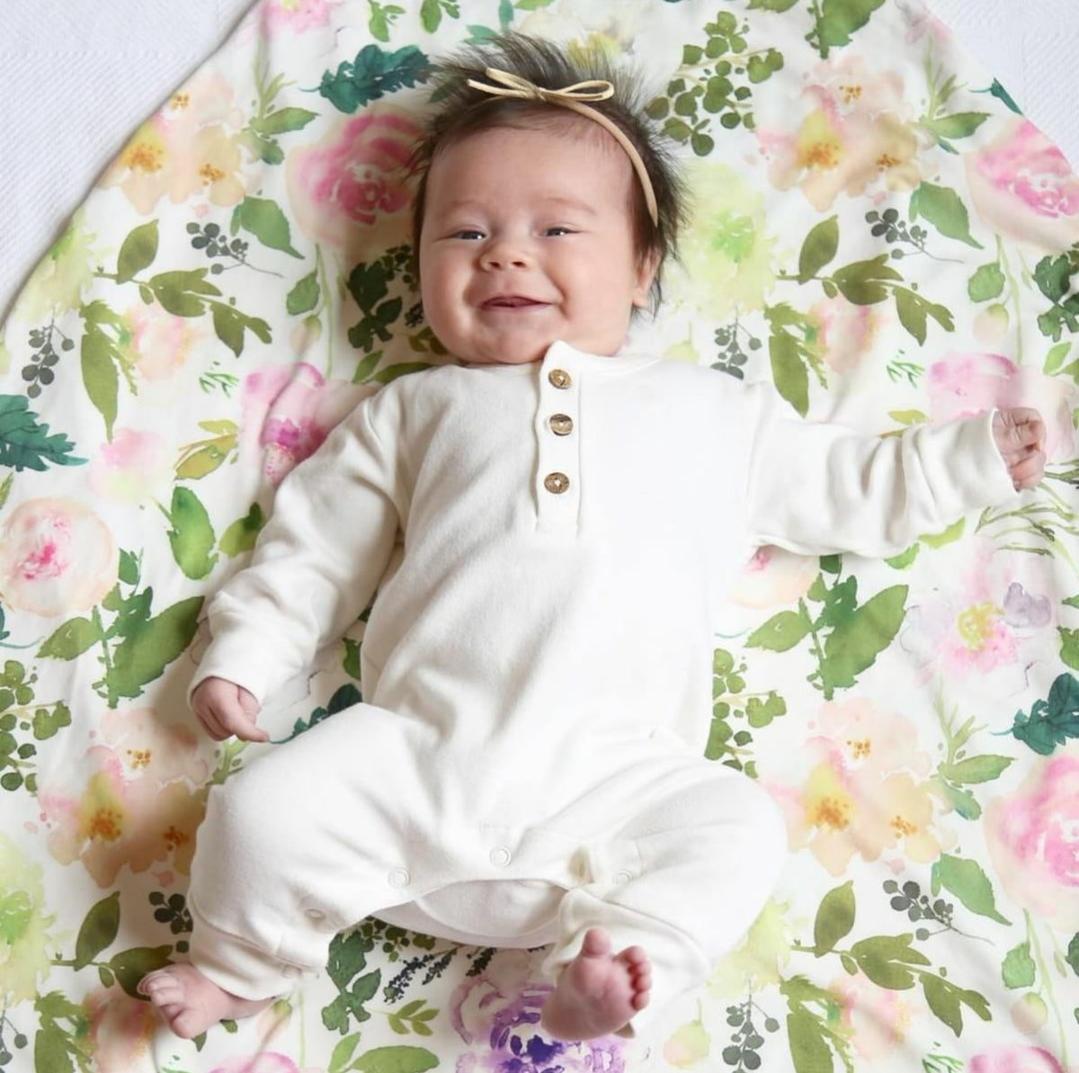 organic baby romper | long sleeve undyed cotton one-piece – LUCY LUE ...