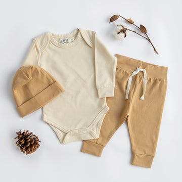 organic baby bodysuit clay short sleeve onesie cotton baby basics newborn outfit organic baby clothes everyday onesie