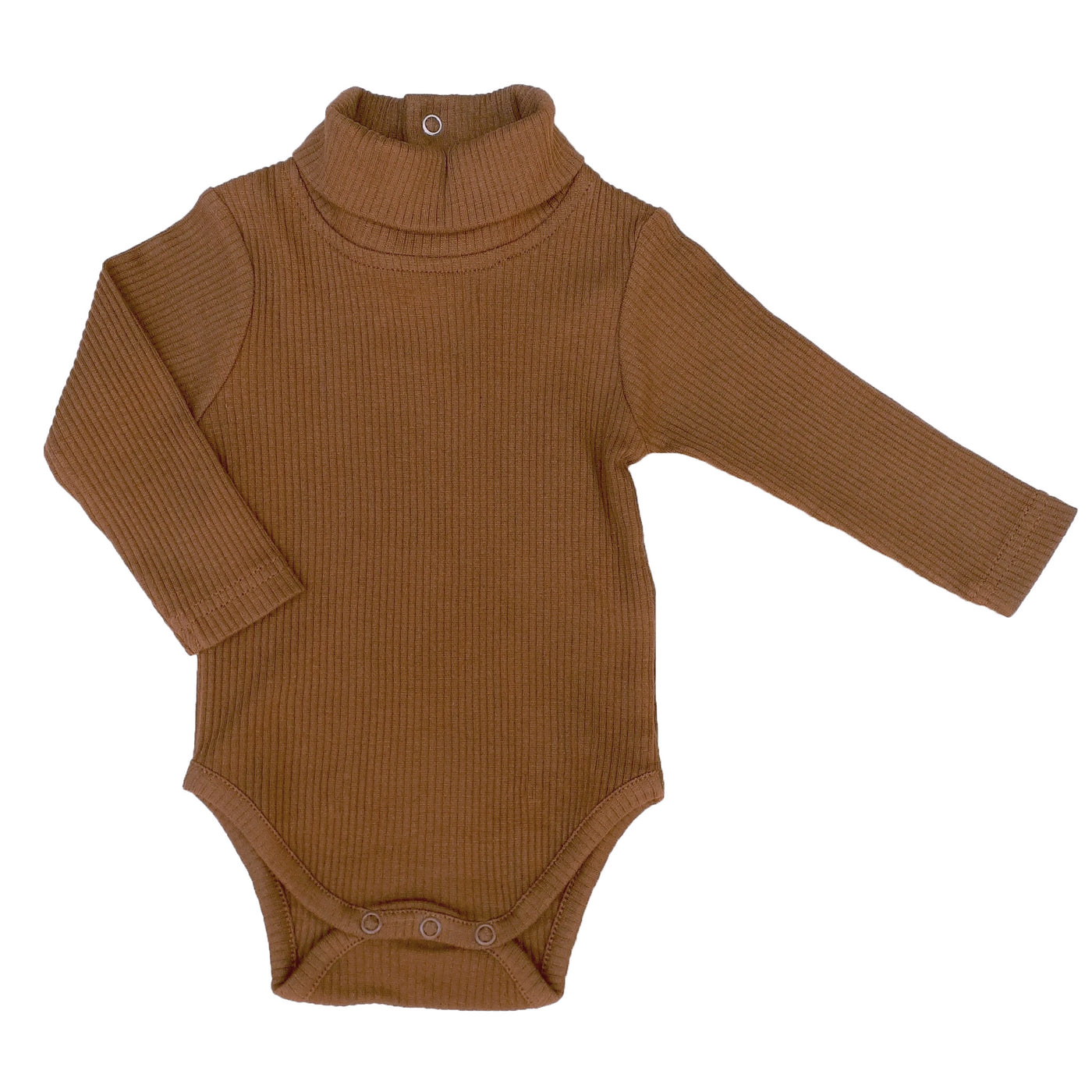 Leveret Baby Classic Solid Color Turtleneck Bodysuit