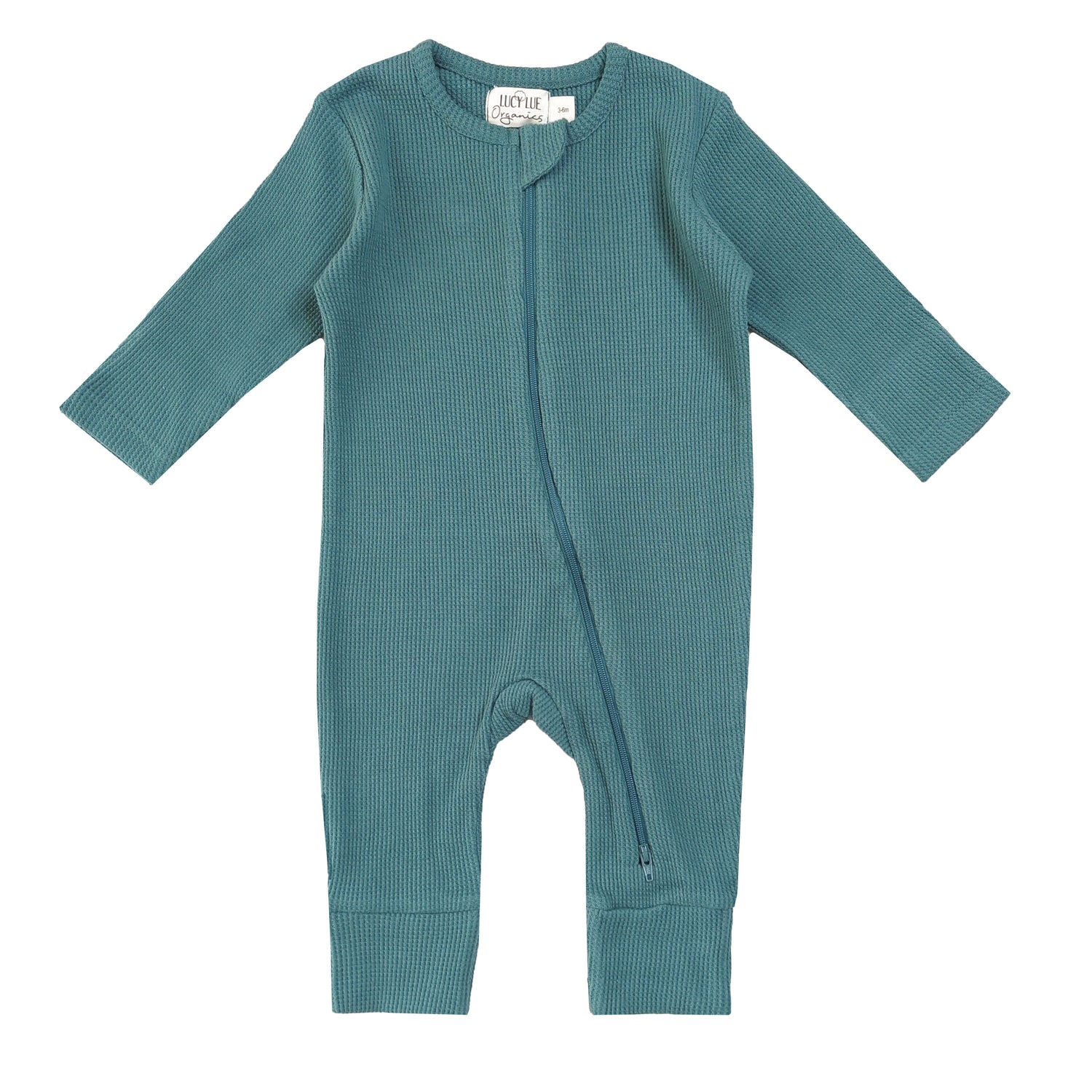 organic waffle baby zipper romper pine 2 way zip baby sleeper organic cotton baby pajamas one piece newborn sleeper