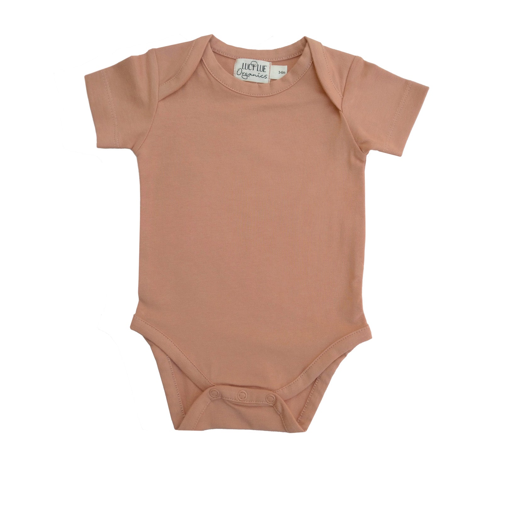 organic baby bodysuit clay short sleeve onesie cotton baby basics newborn outfit organic baby clothes everyday onesie