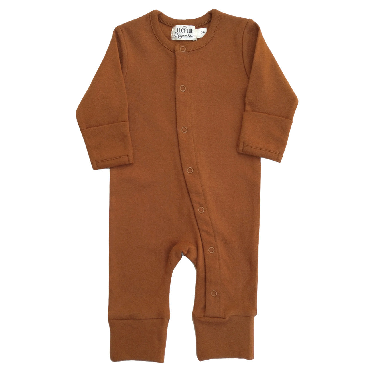 Organic Snap footie by Lucy Lue Organics. long sleeve baby romper. Organic baby clothes. Modern organic baby clothes. soft Baby rompers. organic baby bodysuit. baby snap romper. organic baby snap romper fawn long sleeve newborn outfit cotton baby one piece infant sleeper snap closure baby clothes