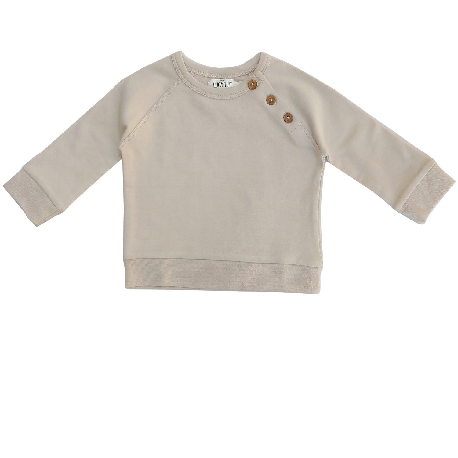 Organic long sleeve baby pullover shirt Baby boy pullover Long Sleeve baby boy winter top Lucy Lue Organics. Gender neutral baby clothes