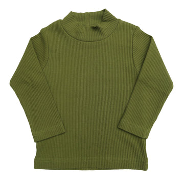 organic long sleeve baby top ribbed cotton infant shirt oatmeal baby clothes warm baby outfit layering top baby fall winter essentials baby gifts family photos girl boy modern unisex clothing on sale best baby brand Lucy lue organics