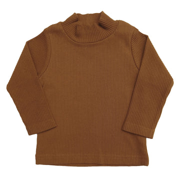 organic long sleeve baby top ribbed cotton infant shirt oatmeal baby clothes warm baby outfit layering top baby fall winter essentials baby gifts family photos girl boy modern unisex clothing on sale best baby brand Lucy lue organics shirt onesie