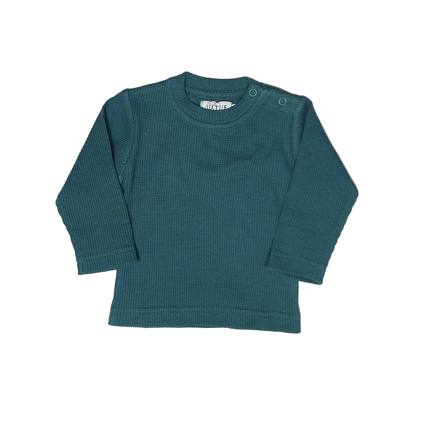organic waffle baby long sleeve shirt pine cotton baby top newborn long sleeve shirt baby outfit top waffle knit baby clothes Christmas baby clothes sale baby gifts best brand for baby clothing Lucy lue organics