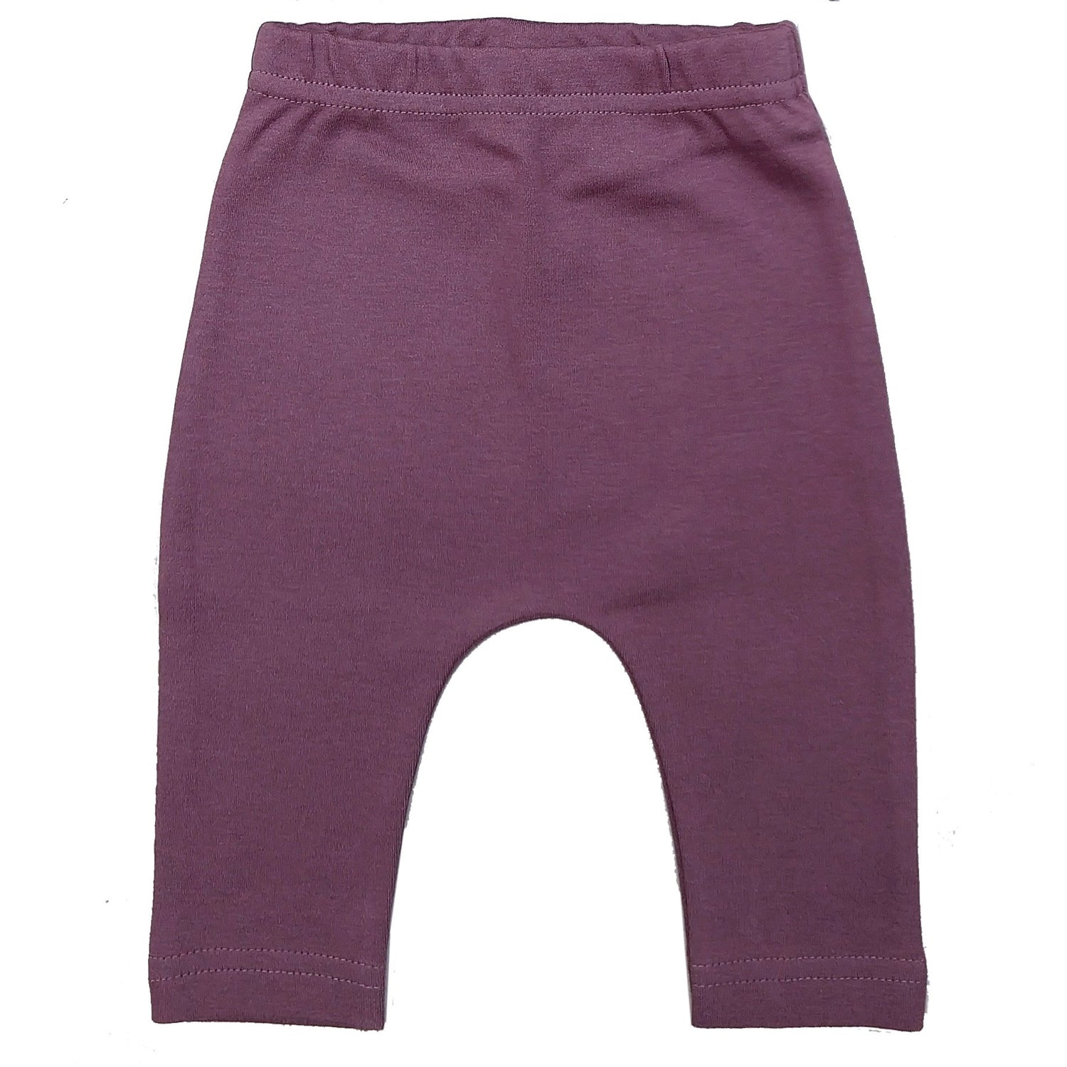 fs organic harem-style leggings | plum (only 3/6m and 6/12m left)