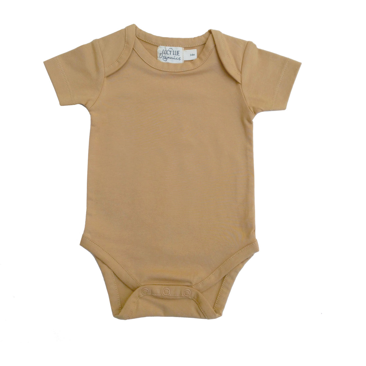 Lucy Lue Organics short sleeve baby bodysuit. Organic newborn clothes. Baby clothing. Gender neutral newborn clothes. Baby romper. Organic baby bodysuits. modern organic baby clothes. newborn clothes. sustainable baby clothes.  Soft baby clothes. solid color baby clothes