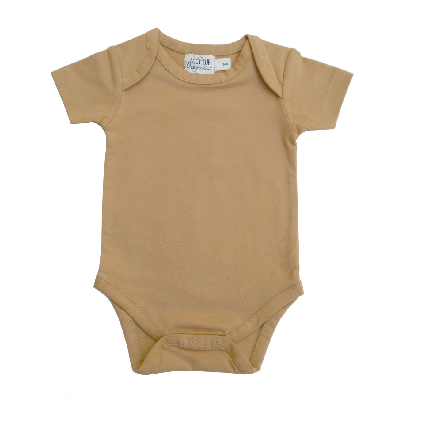 Organic Everyday SS Bodysuit Wheat - Main Image